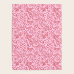 Coquette Valentines Day Bows in Colored Pencil Poster Gallery Image 4