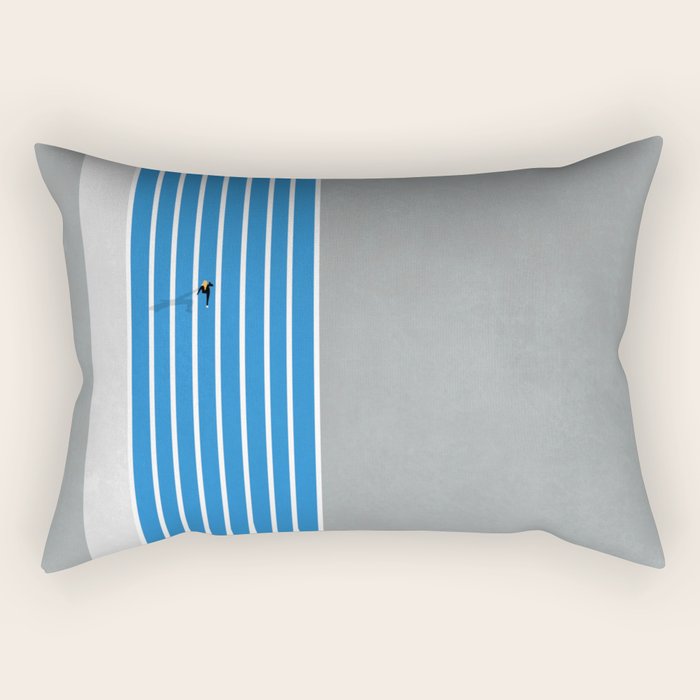 Finish Line Sprinter  Rectangular Pillow Gallery Image 1