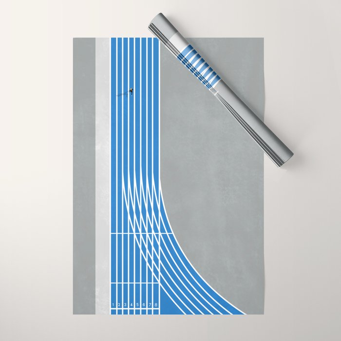 Finish Line Sprinter  Wrapping Paper Gallery Image 1