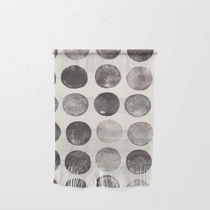 Linocut Circle Pattern Wall Hanging Gallery Image 1