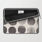 Linocut Circle Pattern Laptop Sleeve Gallery Image 2