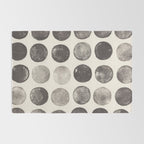 Linocut Circle Pattern Rug Gallery Image 2