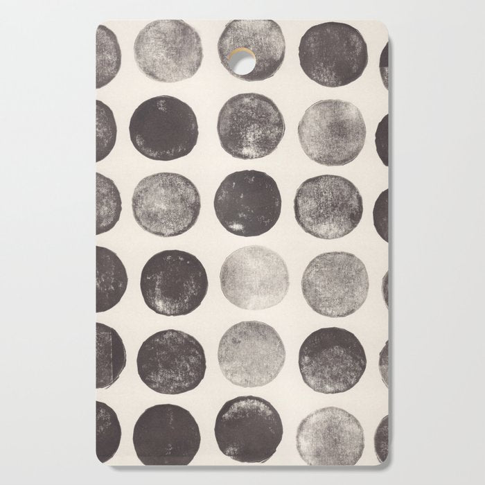 Linocut Circle Pattern Cutting Board Gallery Image 1