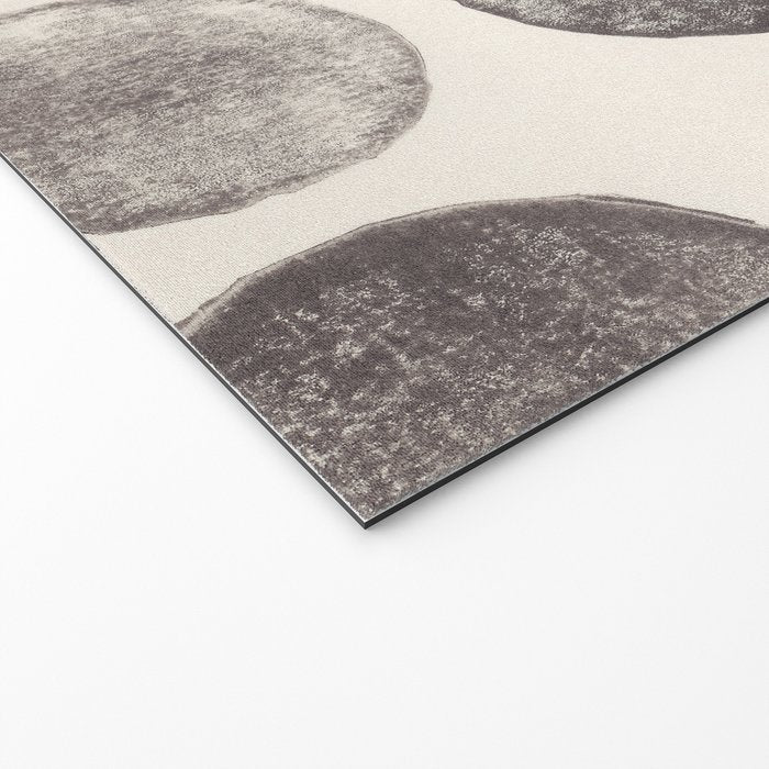 Linocut Circle Pattern Welcome Mat Gallery Image 2