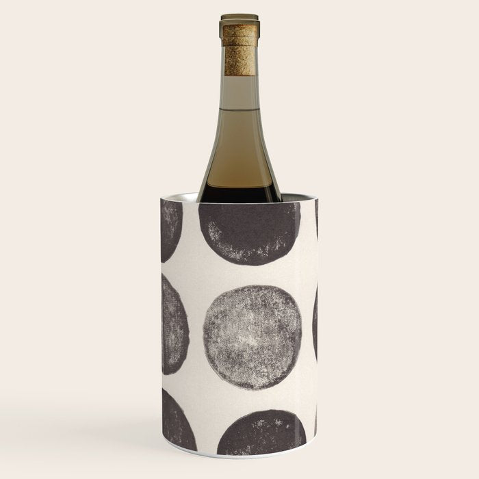 Linocut Circle Pattern Wine Chiller Gallery Image 2