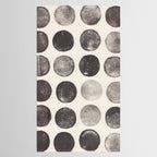 Linocut Circle Pattern Tablecloth Gallery Image 2