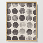 Linocut Circle Pattern Serving Tray Gallery Image 1