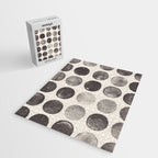 Linocut Circle Pattern Jigsaw Puzzle Gallery Image 2