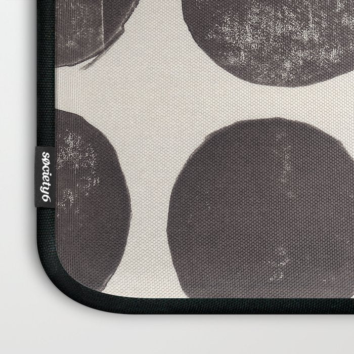 Linocut Circle Pattern Laptop Sleeve Gallery Image 3