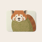 Whimsical Red Panda Bath Mat Gallery Image 1
