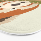 Whimsical Red Panda Bath Mat Gallery Image 3