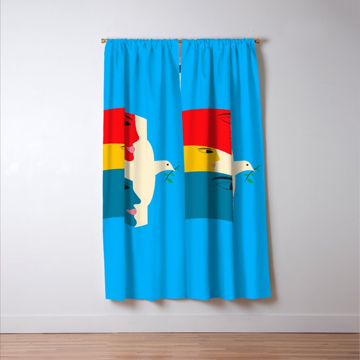 Peace Window Curtain Gallery Image 3