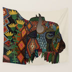 bison bone beige Wall Tapestry Gallery Image 4