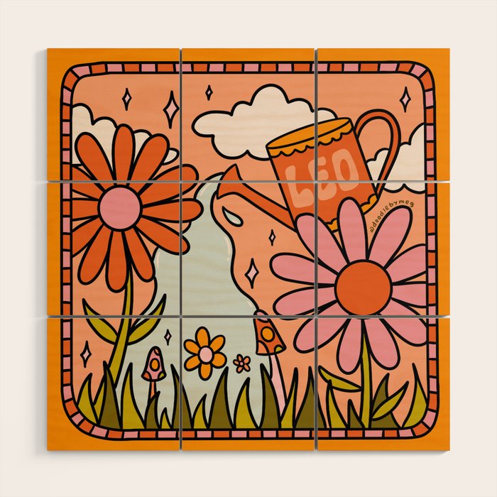 Leo Garden Wood Wall Art Gallery Image 1