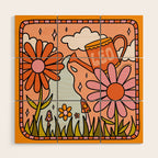 Leo Garden Wood Wall Art Gallery Image 1