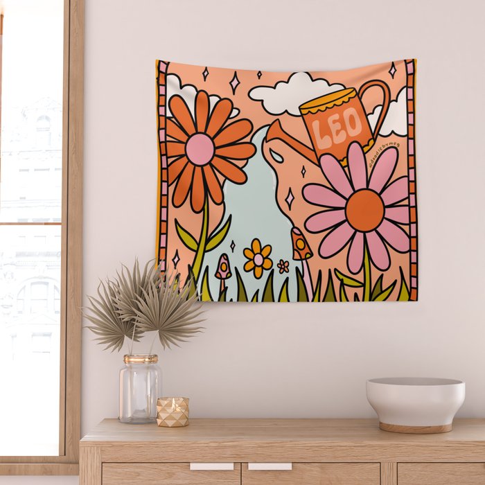 Leo Garden Wall Tapestry Gallery Image 2