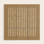 Simple Hand Drawn Pattern #10 Wood Wall Art Gallery Image 1