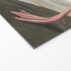 Pink Flamingo Vintage Art Welcome Mat Gallery Image 2