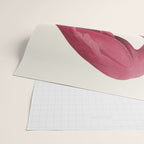 Pink Flamingo Vintage Art Wrapping Paper Gallery Image 2