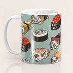 Sushi English Bulldog Coffee Mug Gallery Image 3