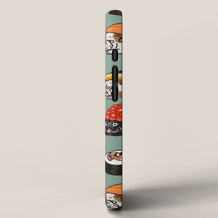 Sushi English Bulldog iPhone Case Gallery Image 2