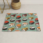 Sushi English Bulldog Rug Gallery Image 1