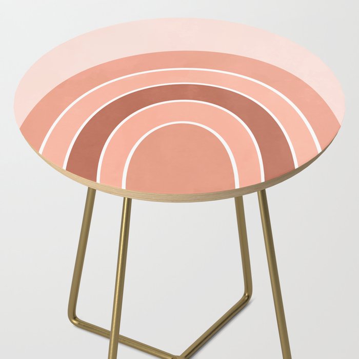 Rainbow arc - neutrals Side Table Gallery Image 2
