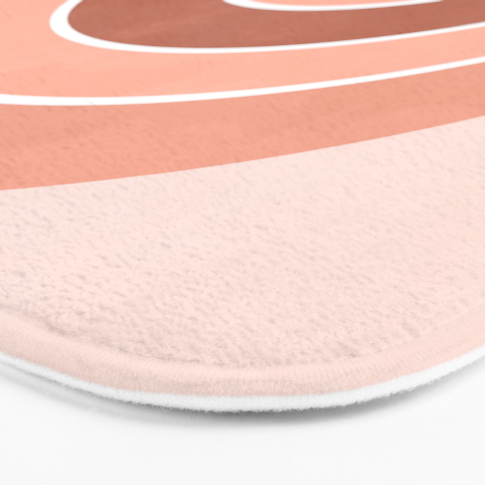 Rainbow arc - neutrals Bath Mat Gallery Image 3