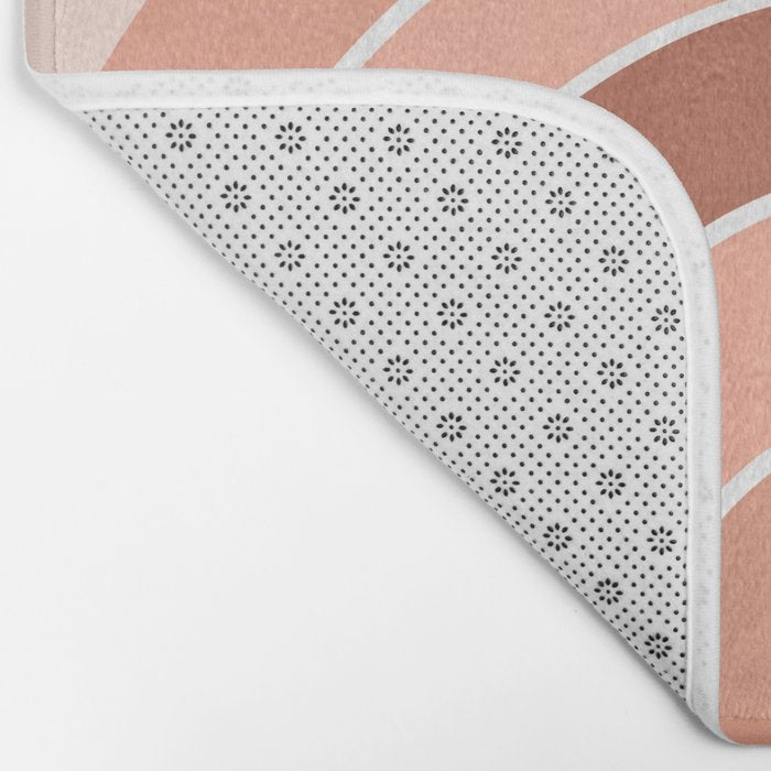Rainbow arc - neutrals Bath Mat Gallery Image 2