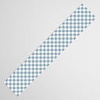 Countryside Bloom Cottage Mist Blue Gingham Table Runner Gallery Image 3