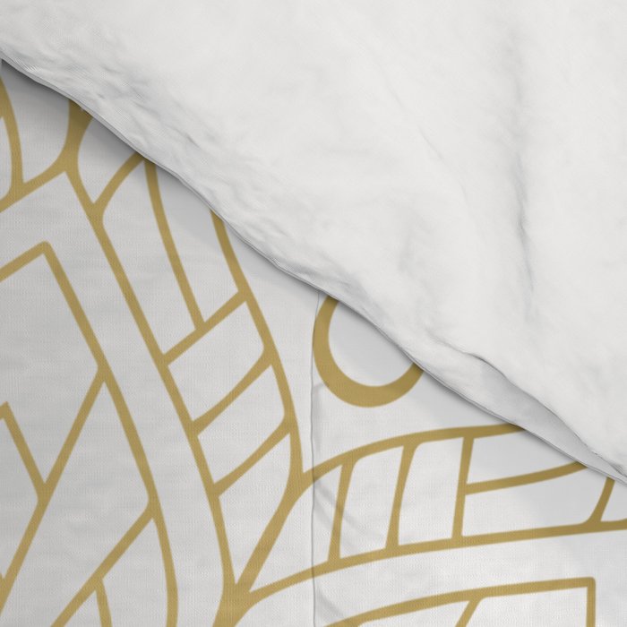 Namaste Gold Mandala Design Comforter Gallery Image 4