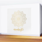 Namaste Gold Mandala Design Wall Mural Gallery Image 2