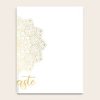 Namaste Gold Mandala Design Notebook Gallery Image 4
