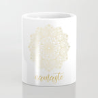 Namaste Gold Mandala Design Coffee Mug Gallery Image 4