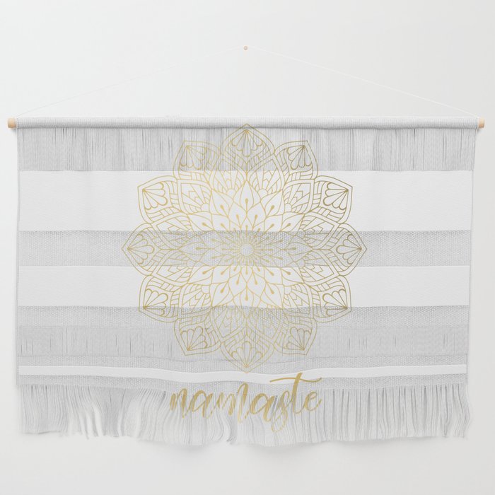 Namaste Gold Mandala Design Wall Hanging Gallery Image 1