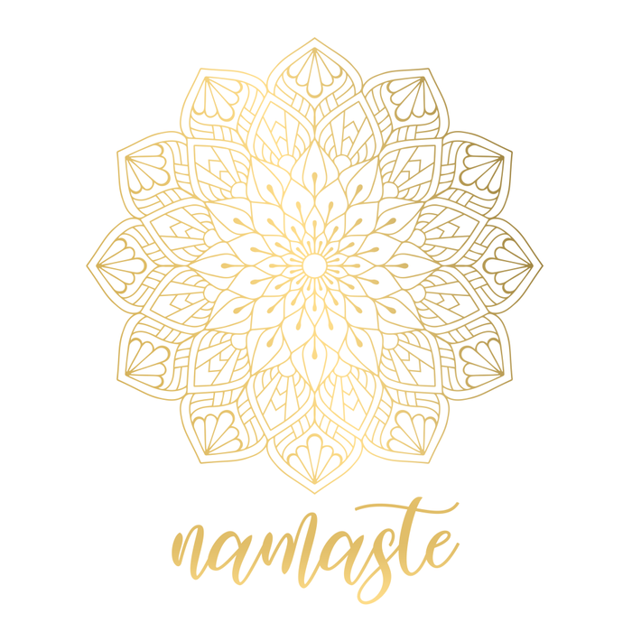 Namaste Gold Mandala Design Coffee Mug Gallery Image 2
