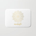 Namaste Gold Mandala Design Bath Mat Gallery Image 1