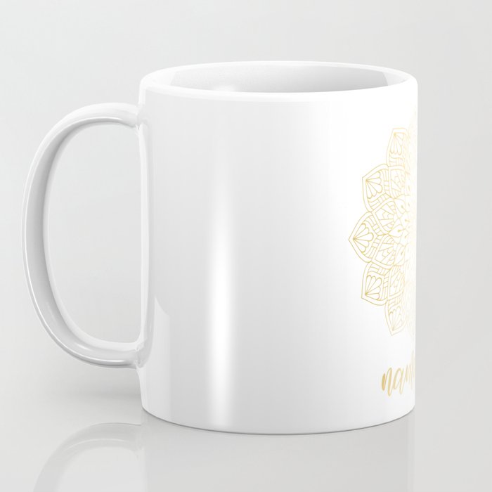 Namaste Gold Mandala Design Coffee Mug Gallery Image 3