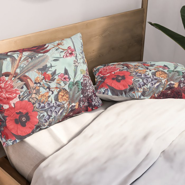 Romantic Garden VI Pillow Sham Gallery Image 2