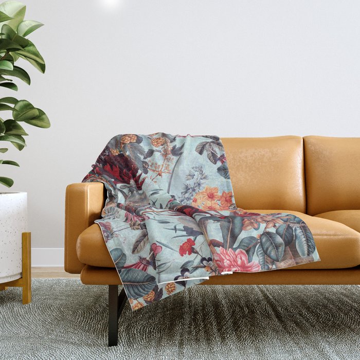 Romantic Garden VI Throw Blanket Gallery Image 1