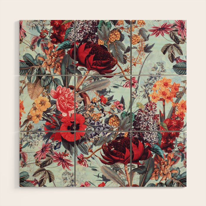 Romantic Garden VI Wood Wall Art Gallery Image 1