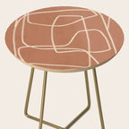 Abstract line art 22 Side Table Gallery Image 2
