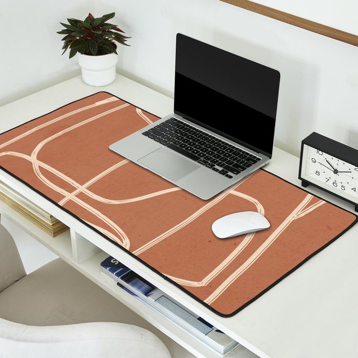 Abstract line art 22 Desk Mat Gallery Image 2