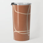 Abstract line art 22 Travel Mug Gallery Image 3