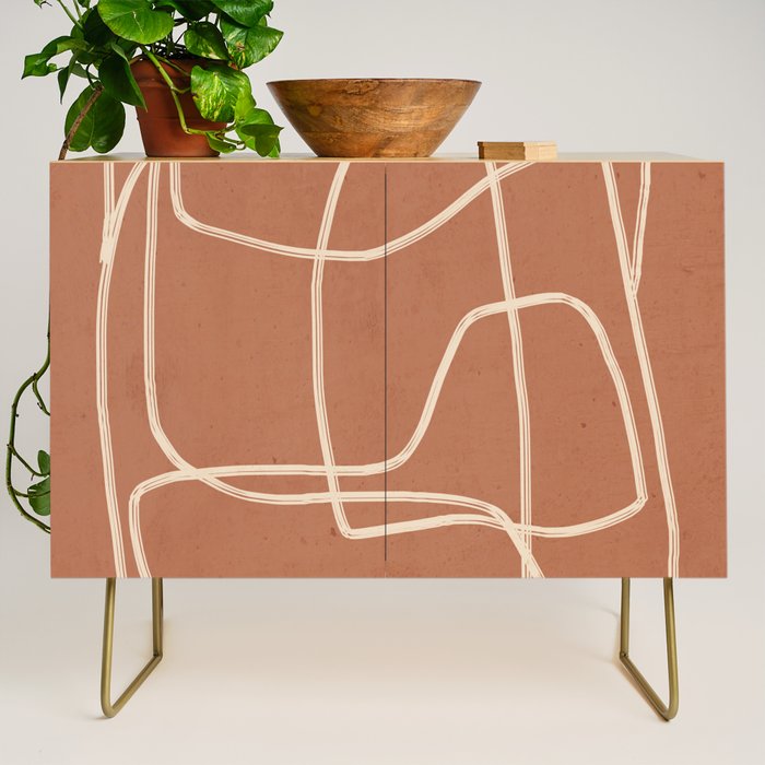 Abstract line art 22 Credenza Gallery Image 1