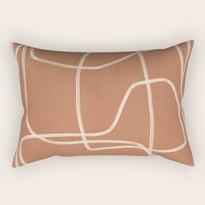 Abstract line art 22 Rectangular Pillow Gallery Image 1