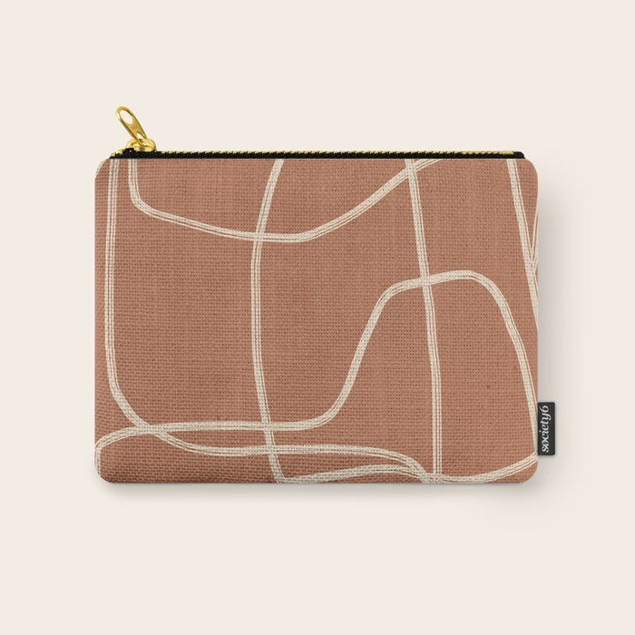 Abstract line art 22 Carry All Pouch Gallery Image 1