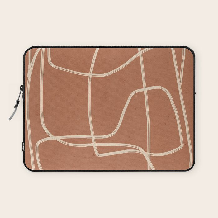 Abstract line art 22 Laptop Sleeve Gallery Image 1