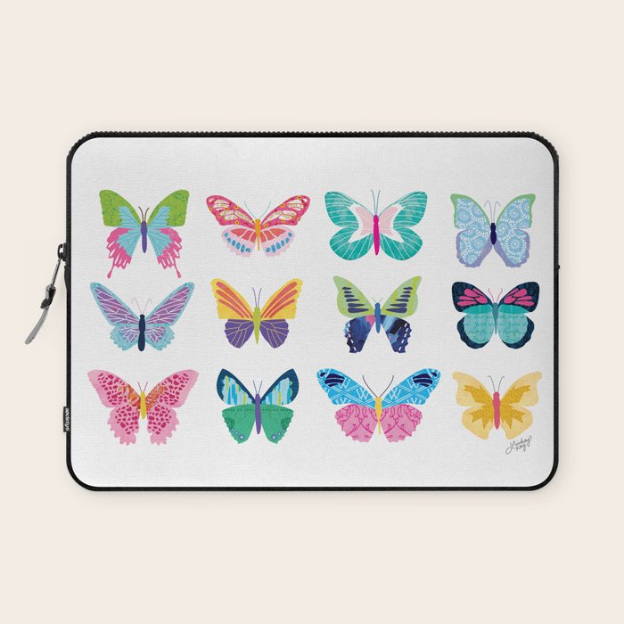 Colorful Butterflies  Laptop Sleeve Gallery Image 1