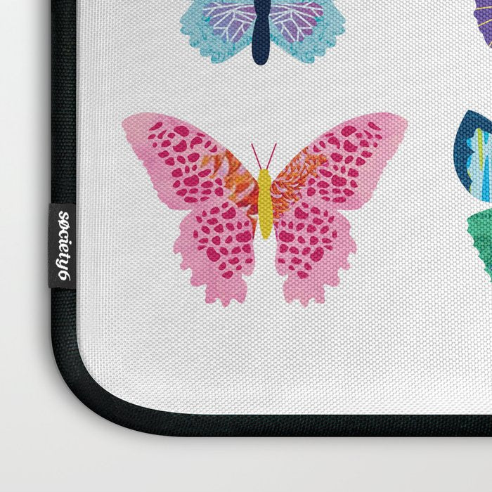Colorful Butterflies  Laptop Sleeve Gallery Image 3